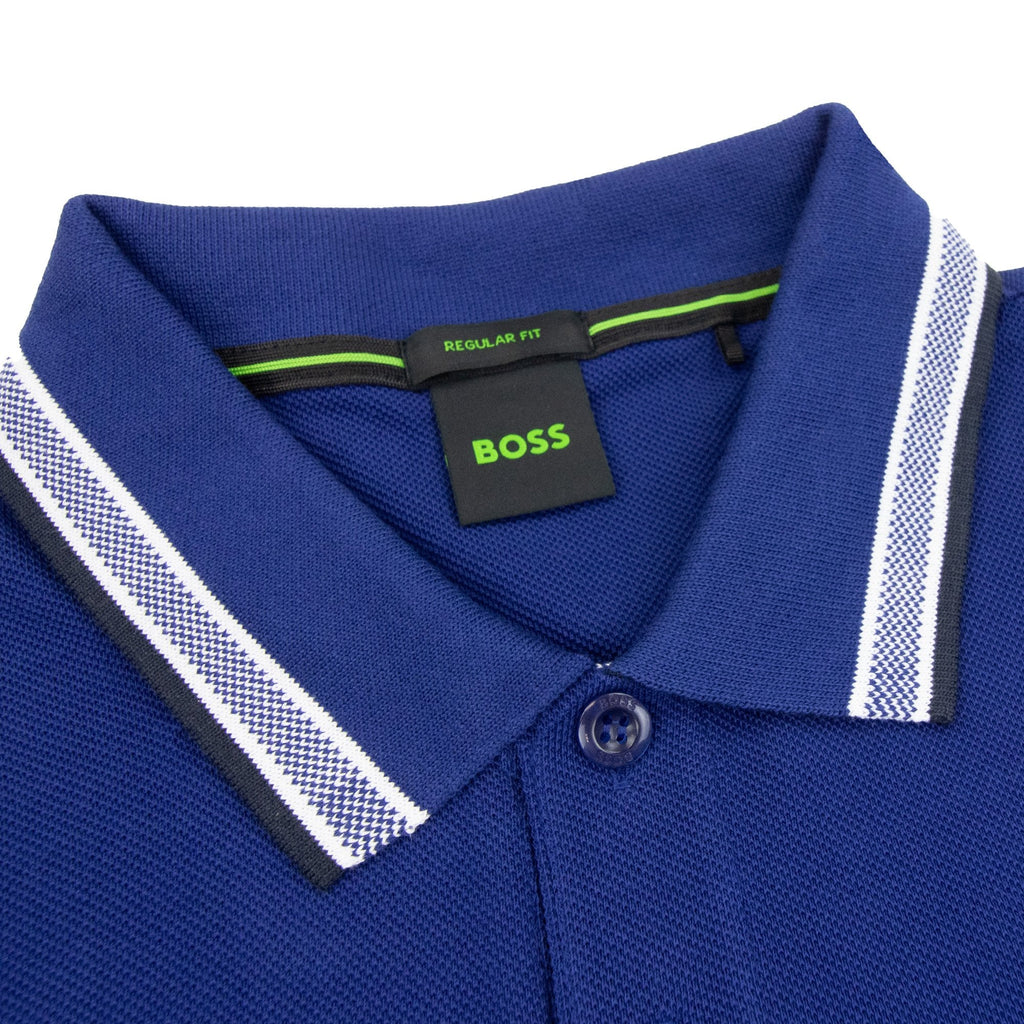 Hugo Boss Embroidered Logo Paddy Polo Blue 415