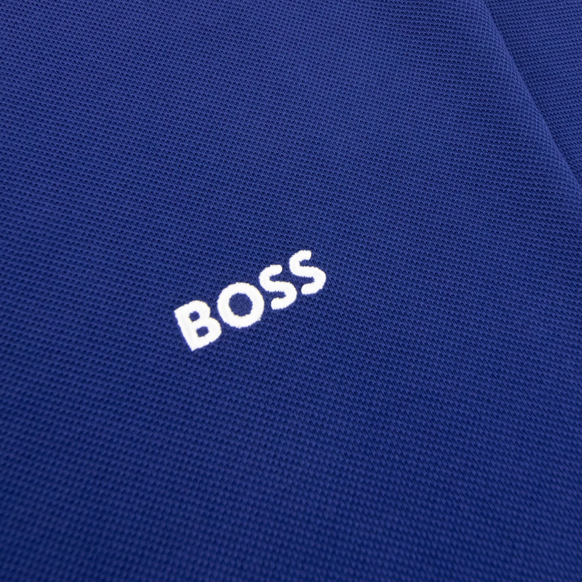 Hugo Boss Embroidered Logo Paddy Polo Blue 415