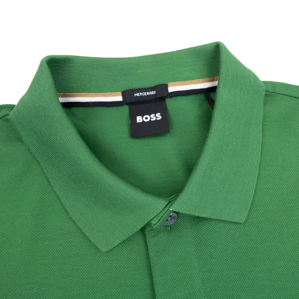 Hugo Boss Parlay 147 Mercerised Polo Shirt Forest Green 348