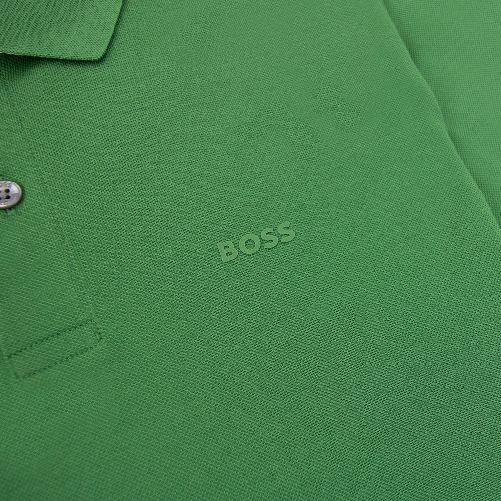 Hugo Boss Parlay 147 Mercerised Polo Shirt Forest Green 348