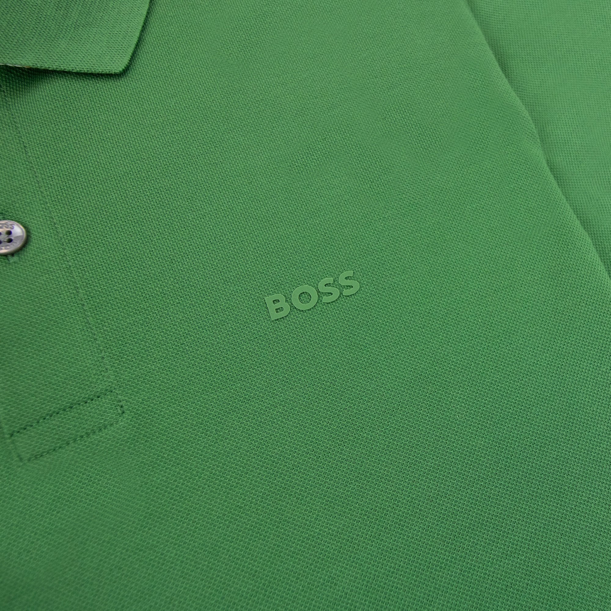 Hugo Boss Parlay 147 Mercerised Polo Shirt Forest Green 348