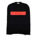 Givenchy Latex Logo Knitted Sweatshirt Black
