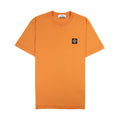 Stone Island Small Logo Patch T-Shirt Orange V0032
