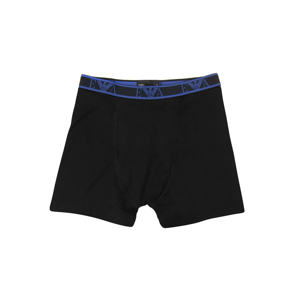 Emporio Armani 3 Pack Logo Boxers Black/black