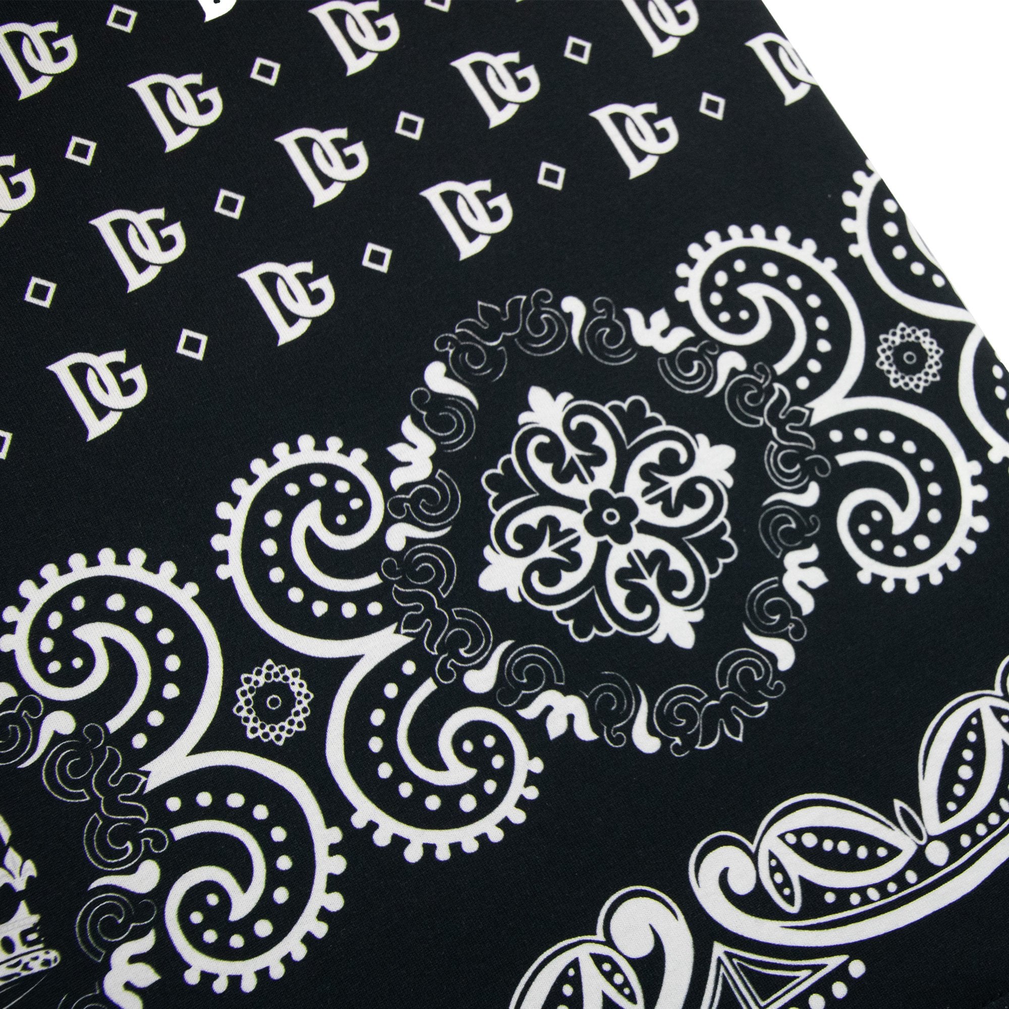 Dolce & Gabbana D&g Bandana Logo Print T Shirt Black