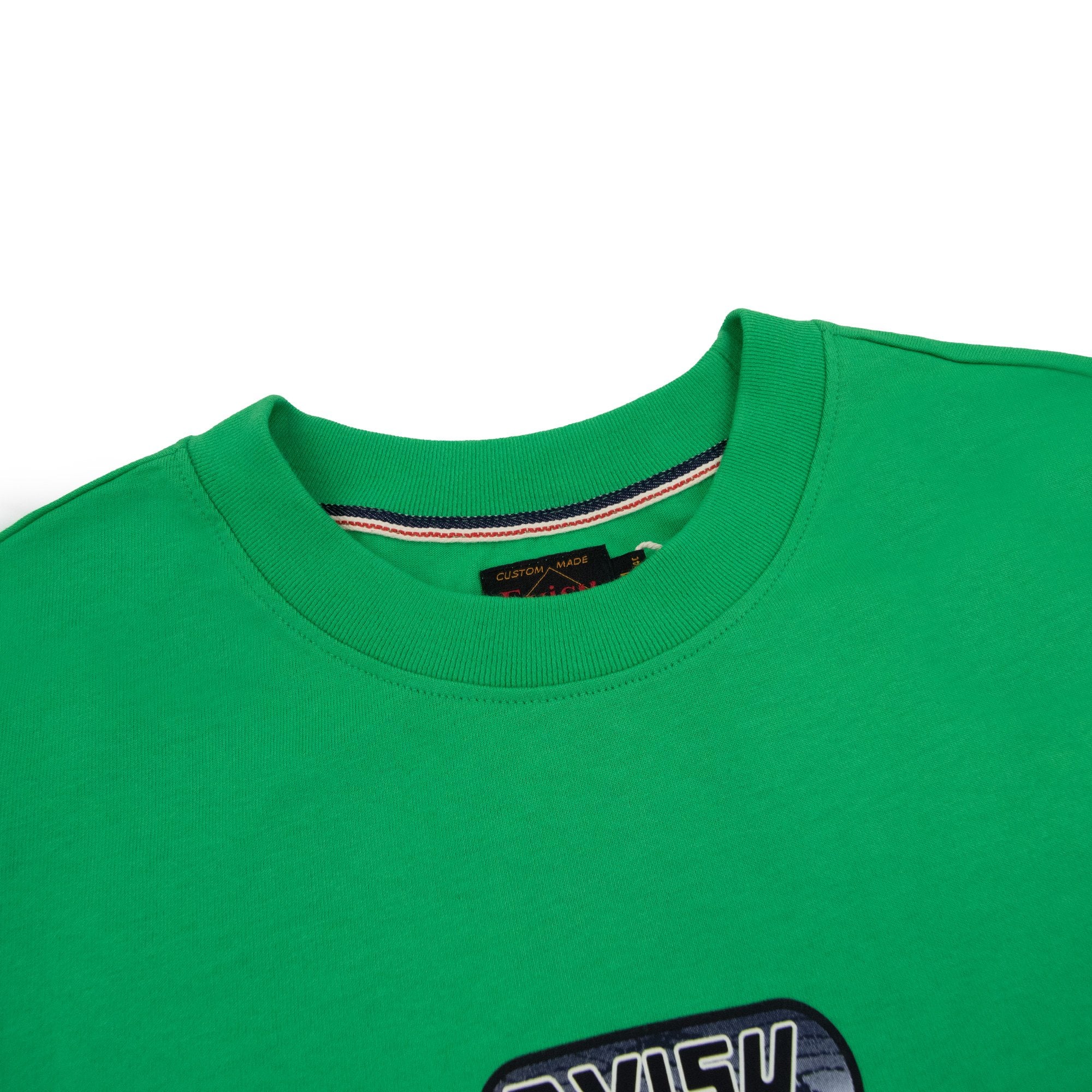 Evisu Hanafuda Daruma Daicock Print T Shirt Green
