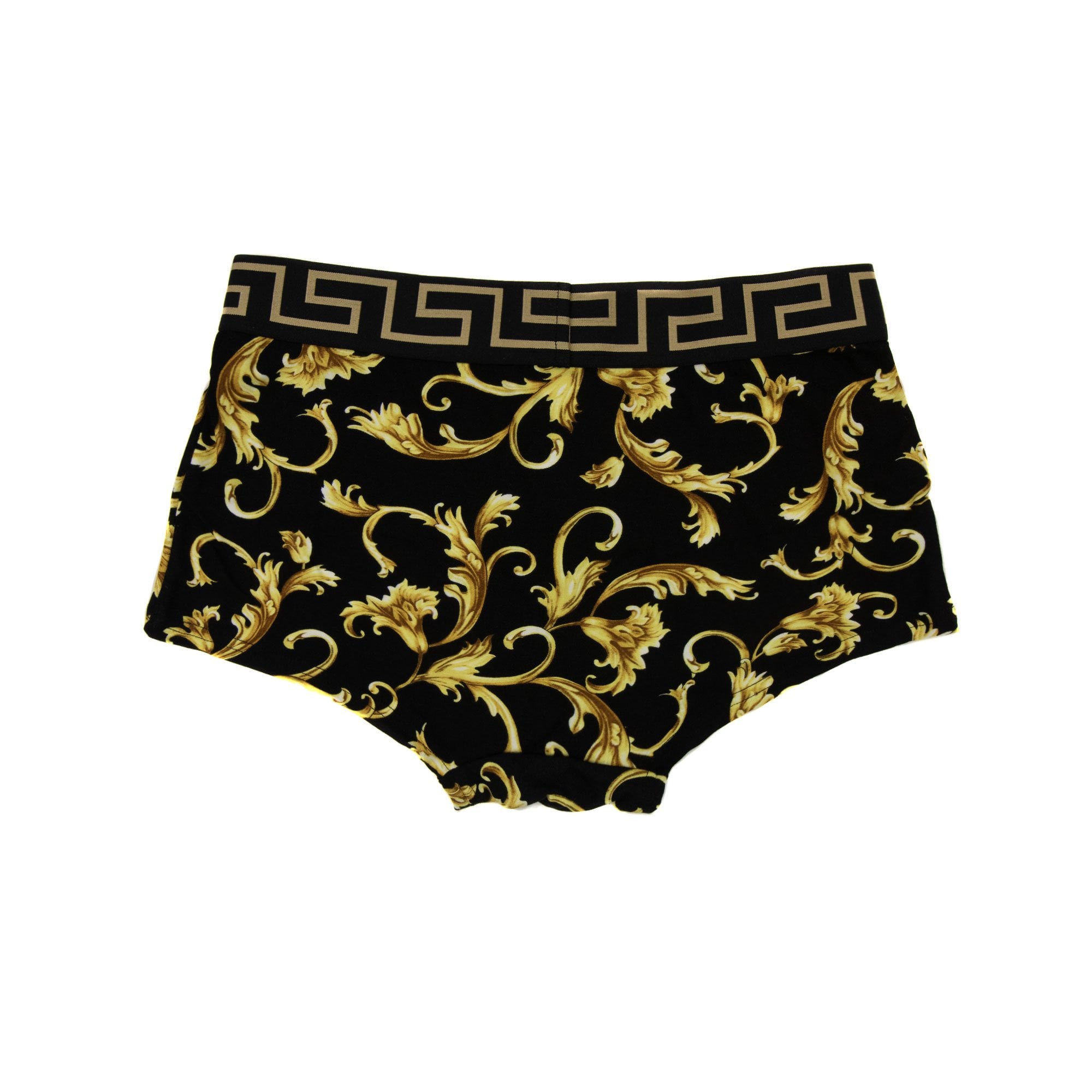 Versace Barocco Low Rise Boxer Trunk Black/gold