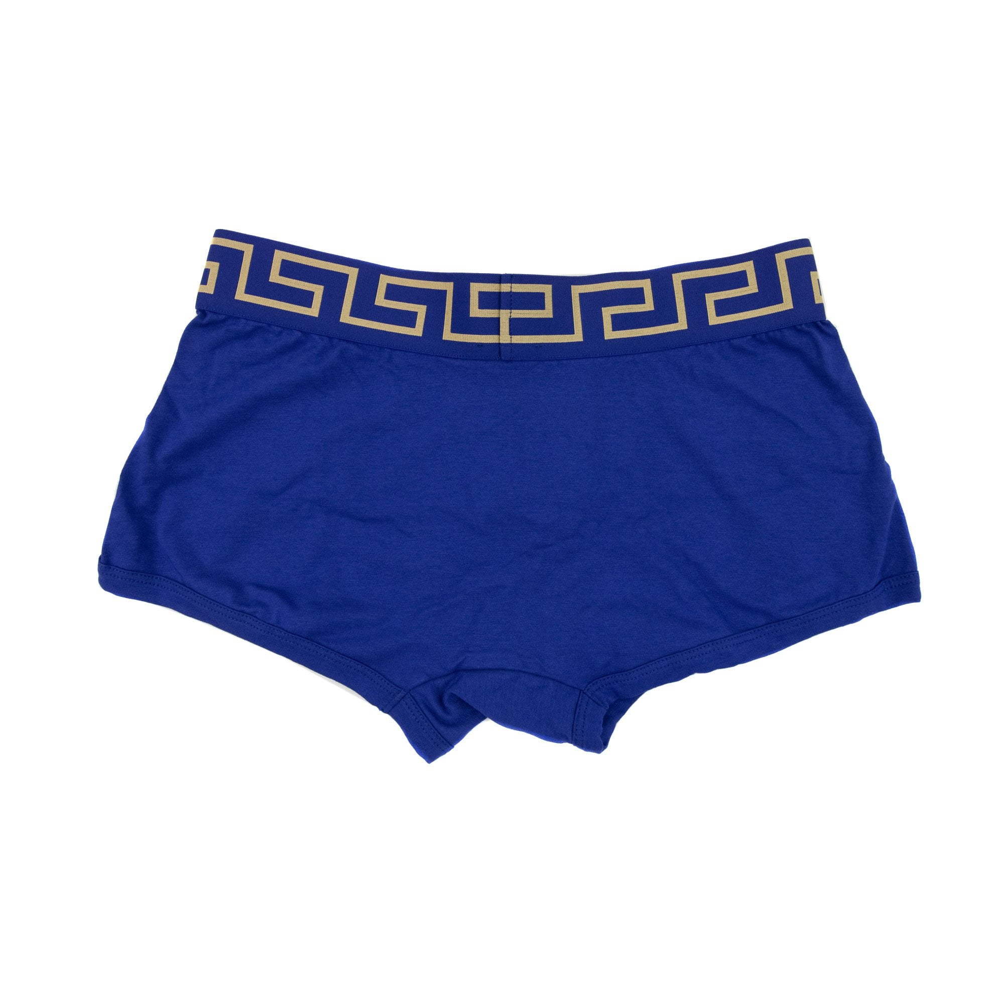 Versace Greca Border Trunks Blue