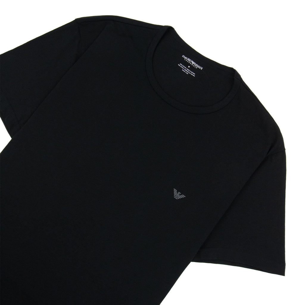 Emporio Armani 2 Pack Eagle Logo T Shirt Black/anthracite