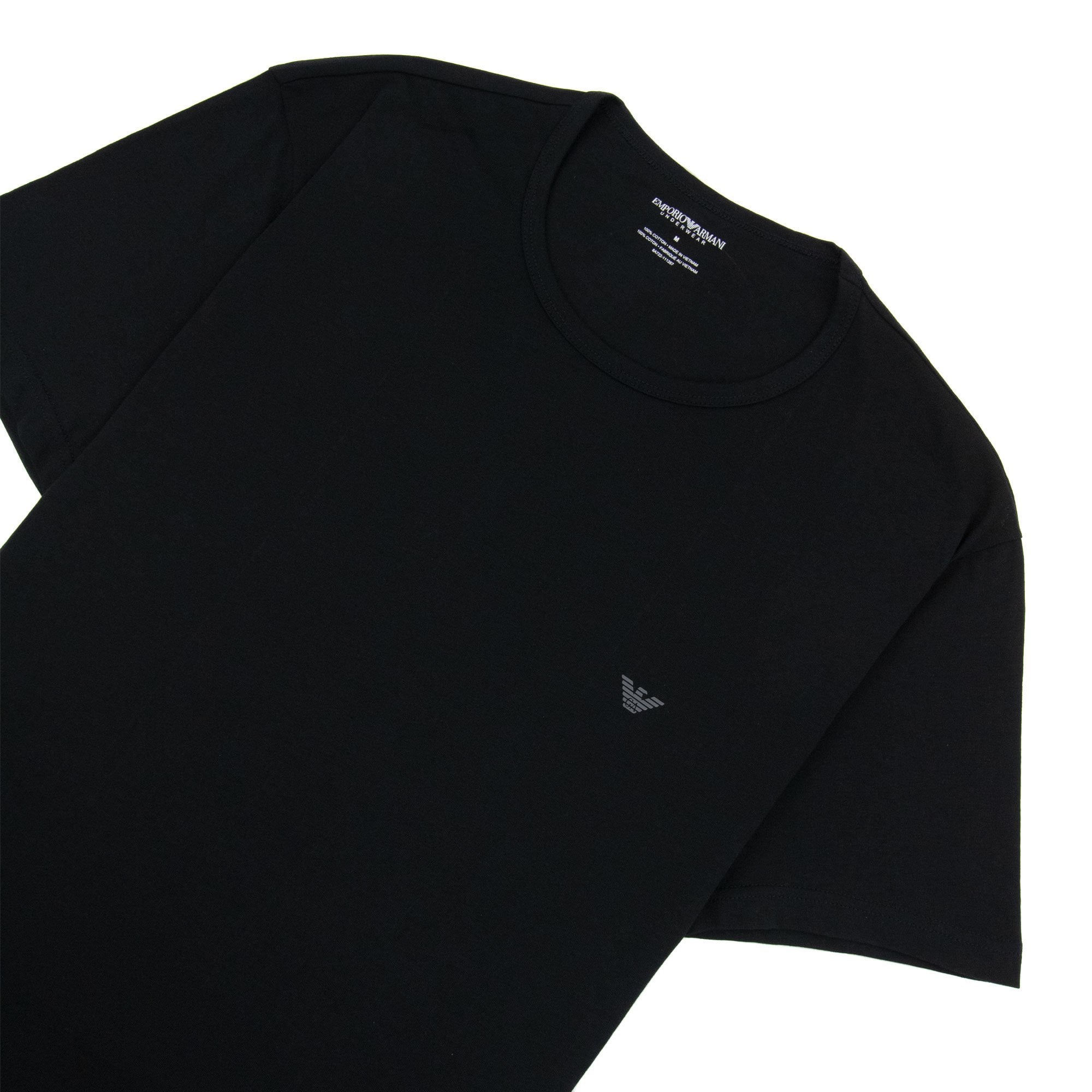 Emporio Armani 2 Pack Eagle Logo T Shirt Black/anthracite