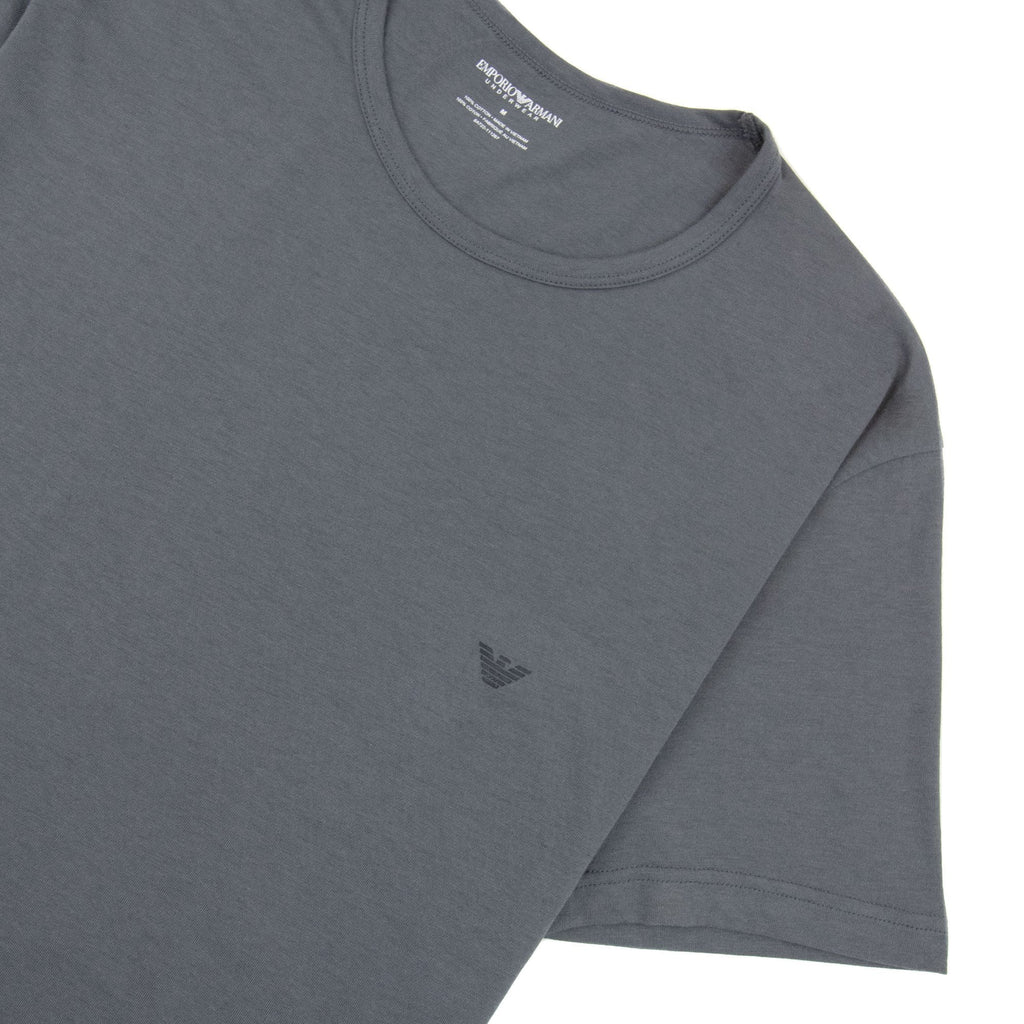 Emporio Armani 2 Pack Eagle Logo T Shirt Black/anthracite