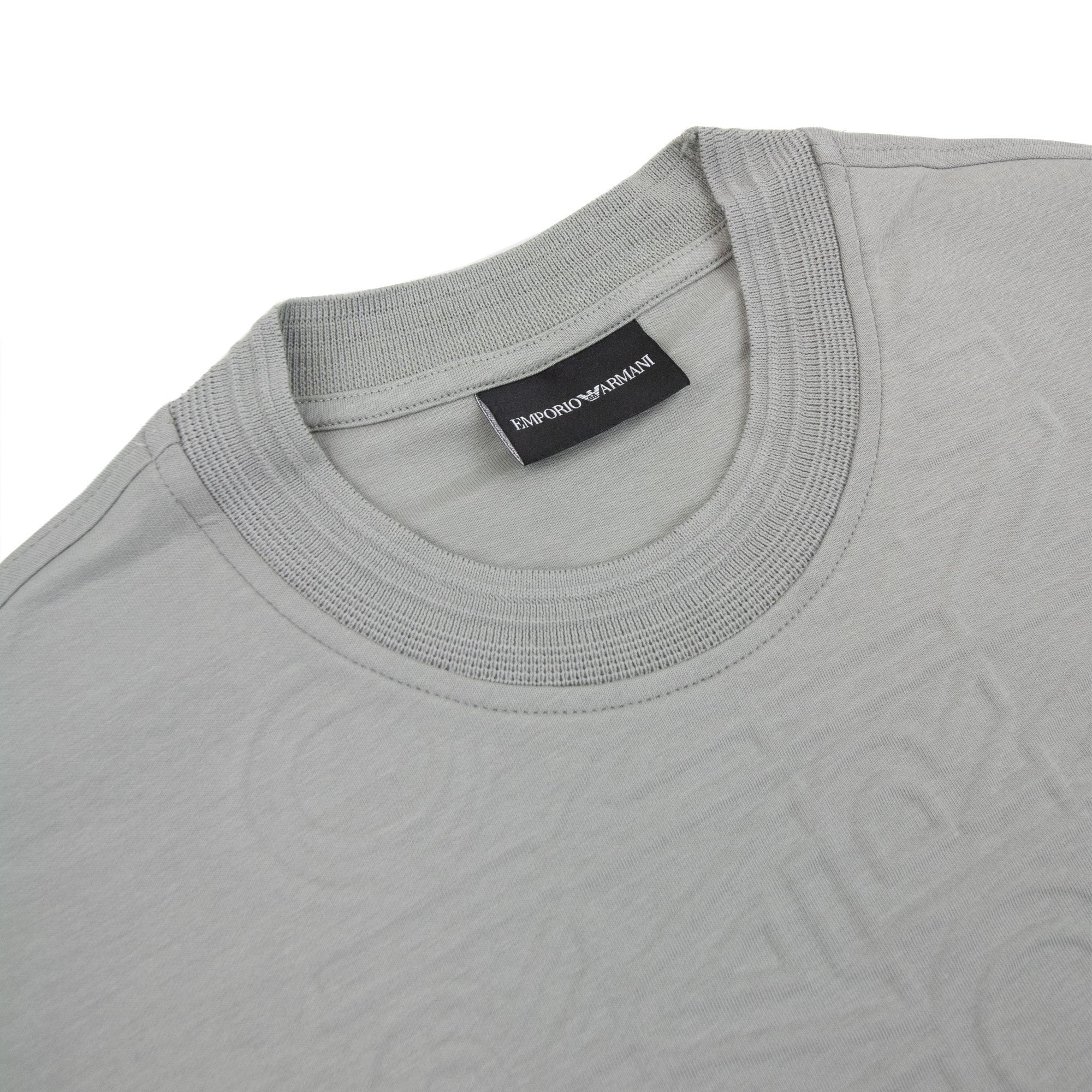 Emporio Armani Embossed Verical Logo Sweatshirt Dark Grey