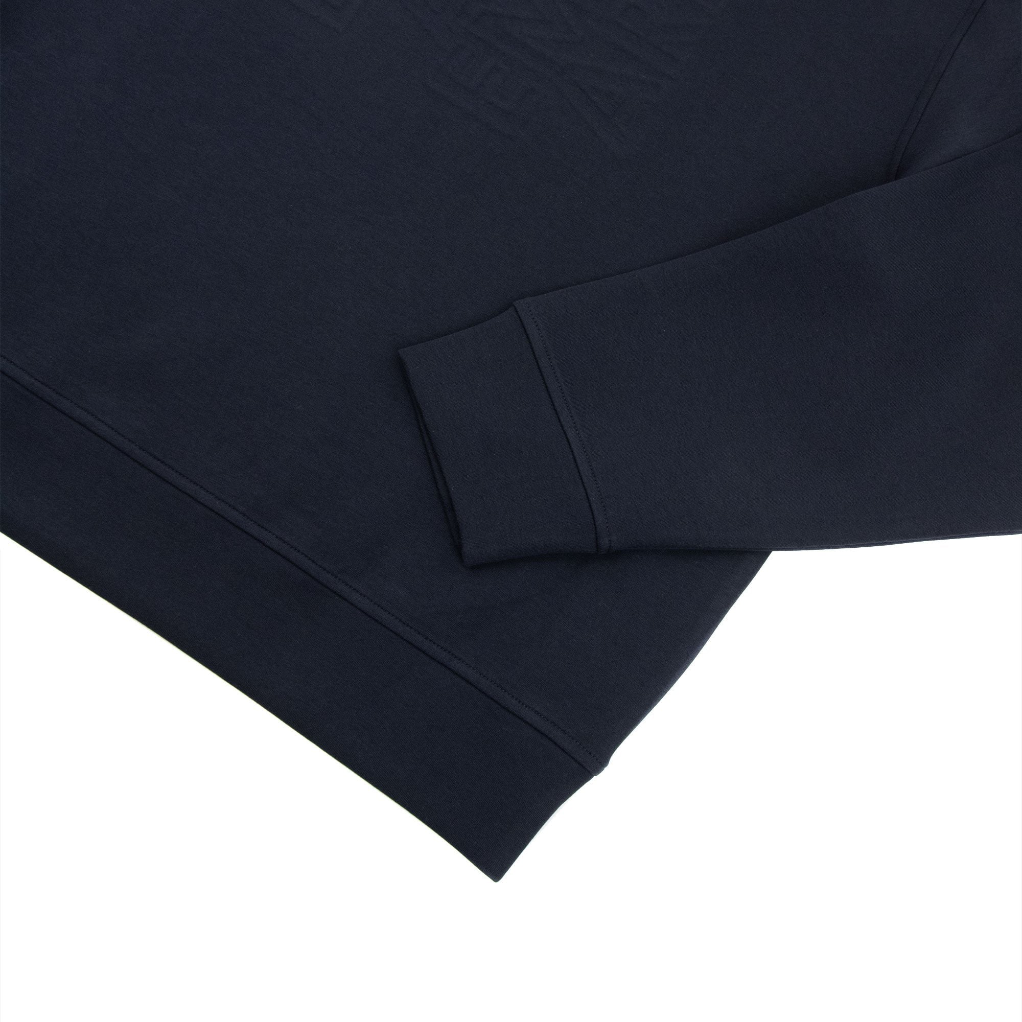 Emporio Armani Embossed Verical Logo Sweatshirt Navy
