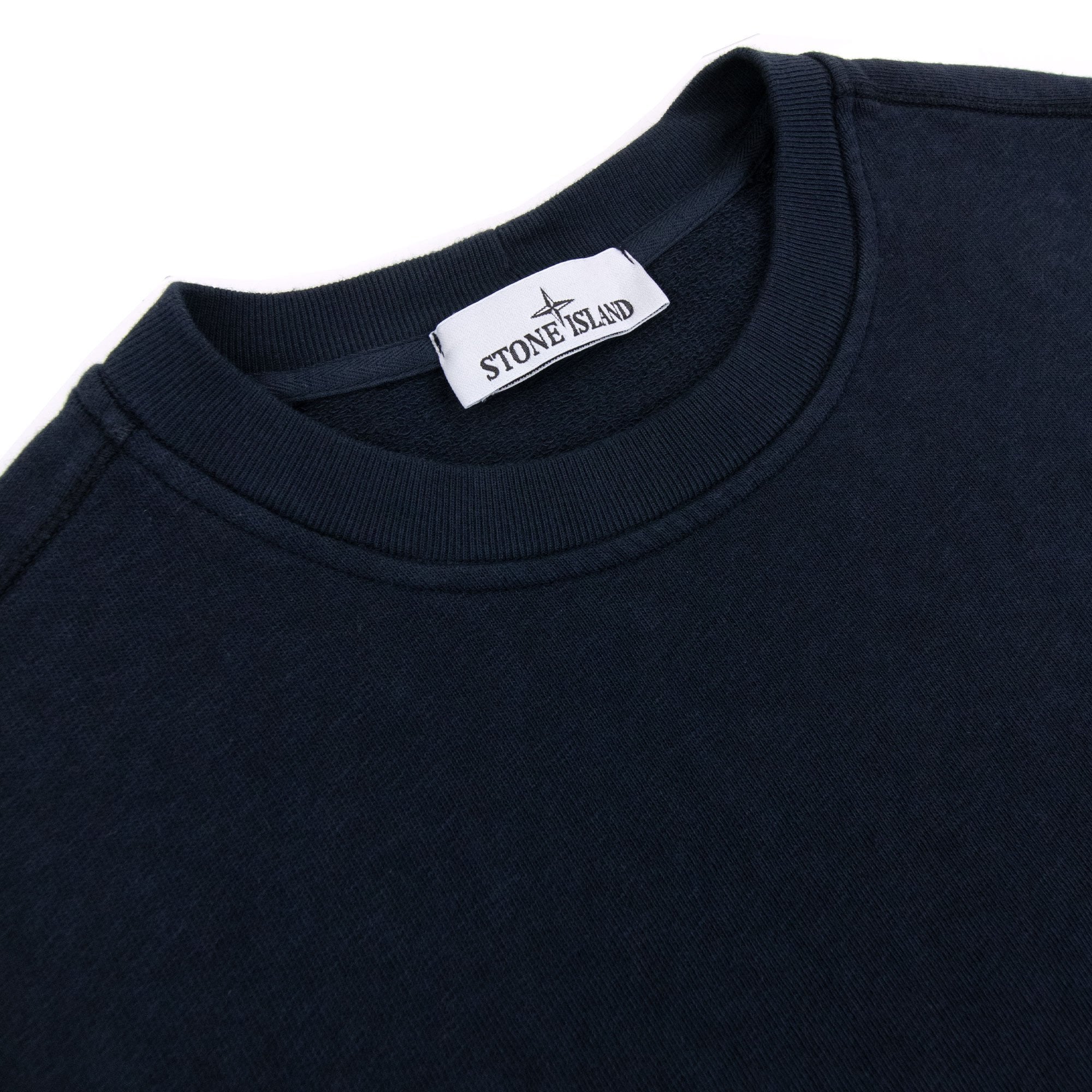 Stone Island 66060 Old Treatment Crewneck Sweatshirt Navy V0020