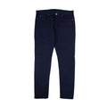 Emporio Armani J06 Slim Fit Cotton Blend Armure Trouser Blue 095
