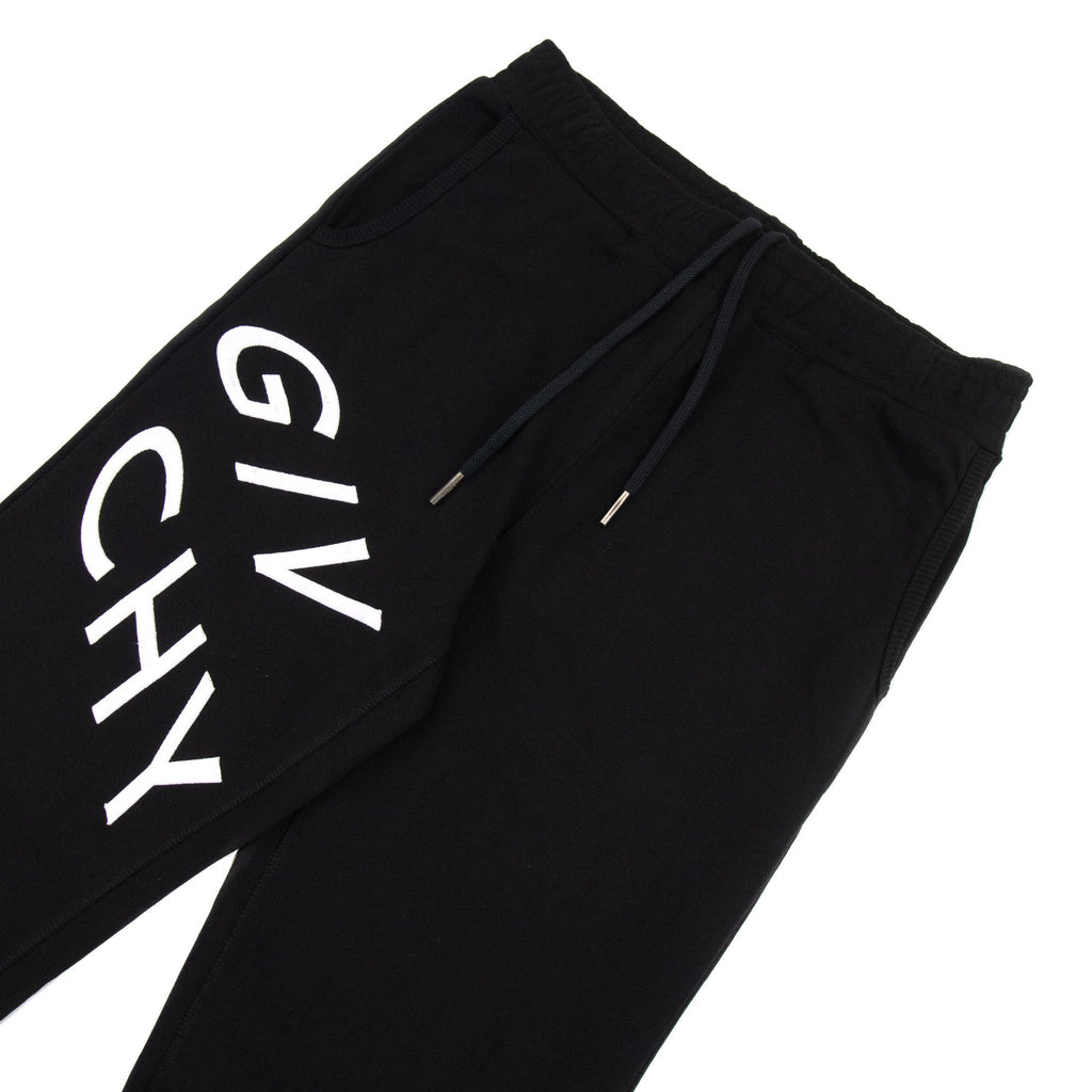 Givenchy Embroidered Reflected Logo Sweat Pants Black/white