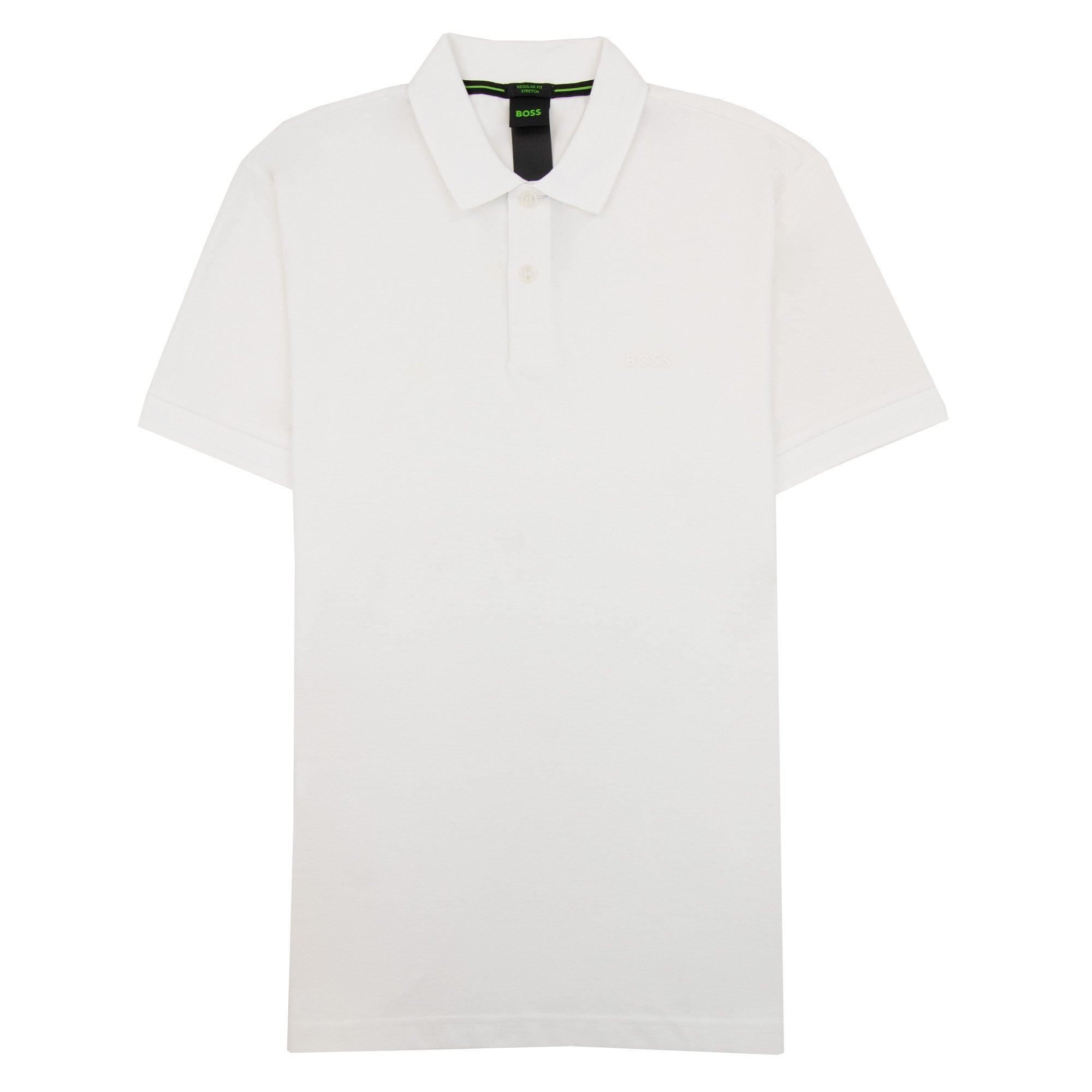 Hugo Boss Pio 1 Stretch Regular Fit Polo White 100