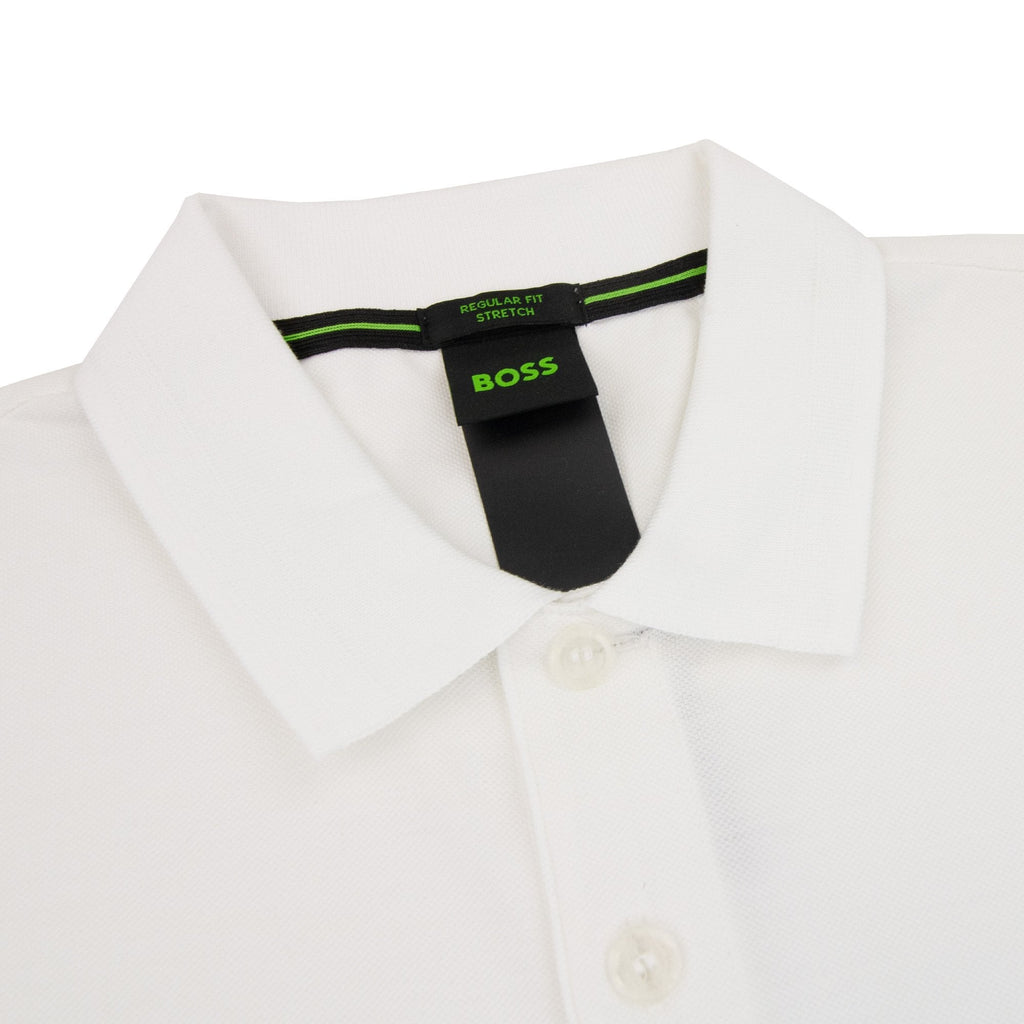 Hugo Boss Pio 1 Stretch Regular Fit Polo White 100