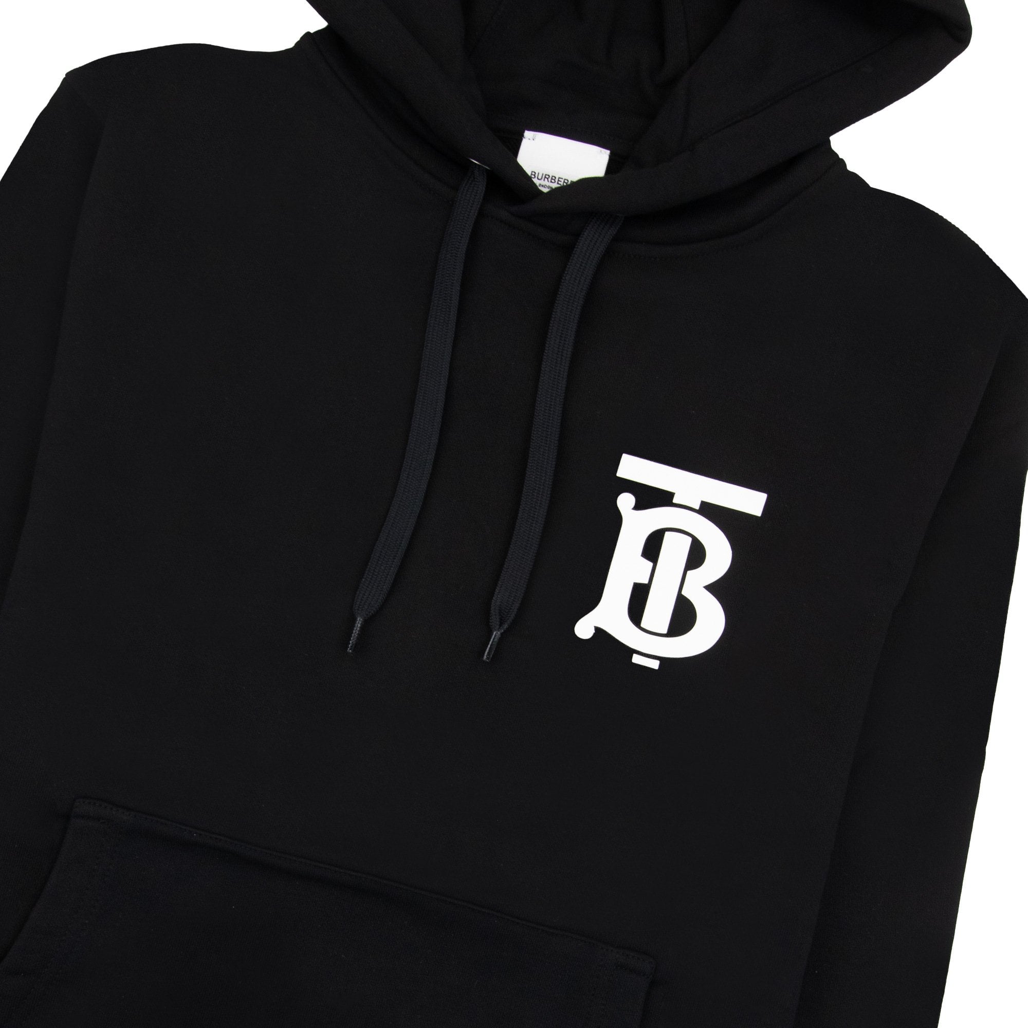 Burberry Landon Tb Logo Hoodied Sweatshirt Black | ONU – Onu