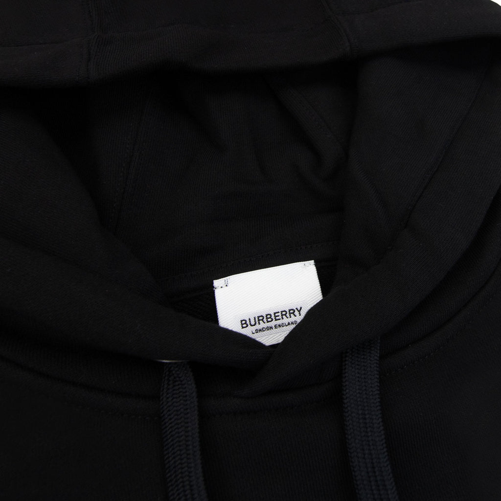 Burberry Landon Tb Logo Hoodied Sweatshirt Black