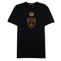 Dolce & Gabbana Crown King Embossed Logo T Shirt Black N0000