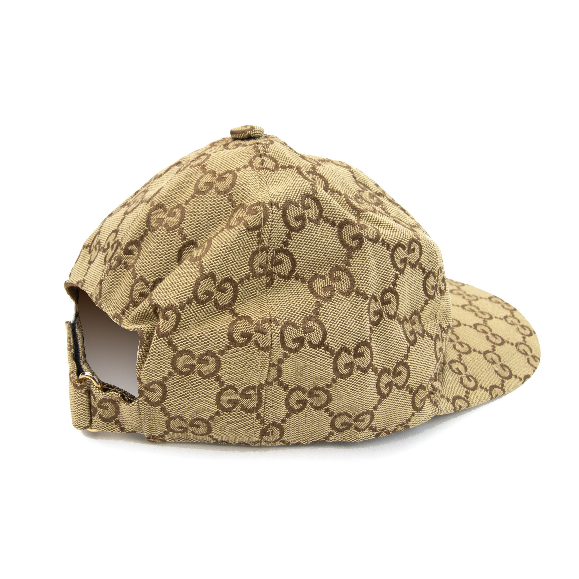 Gucci Zeno Gg Canvas Cap Beige