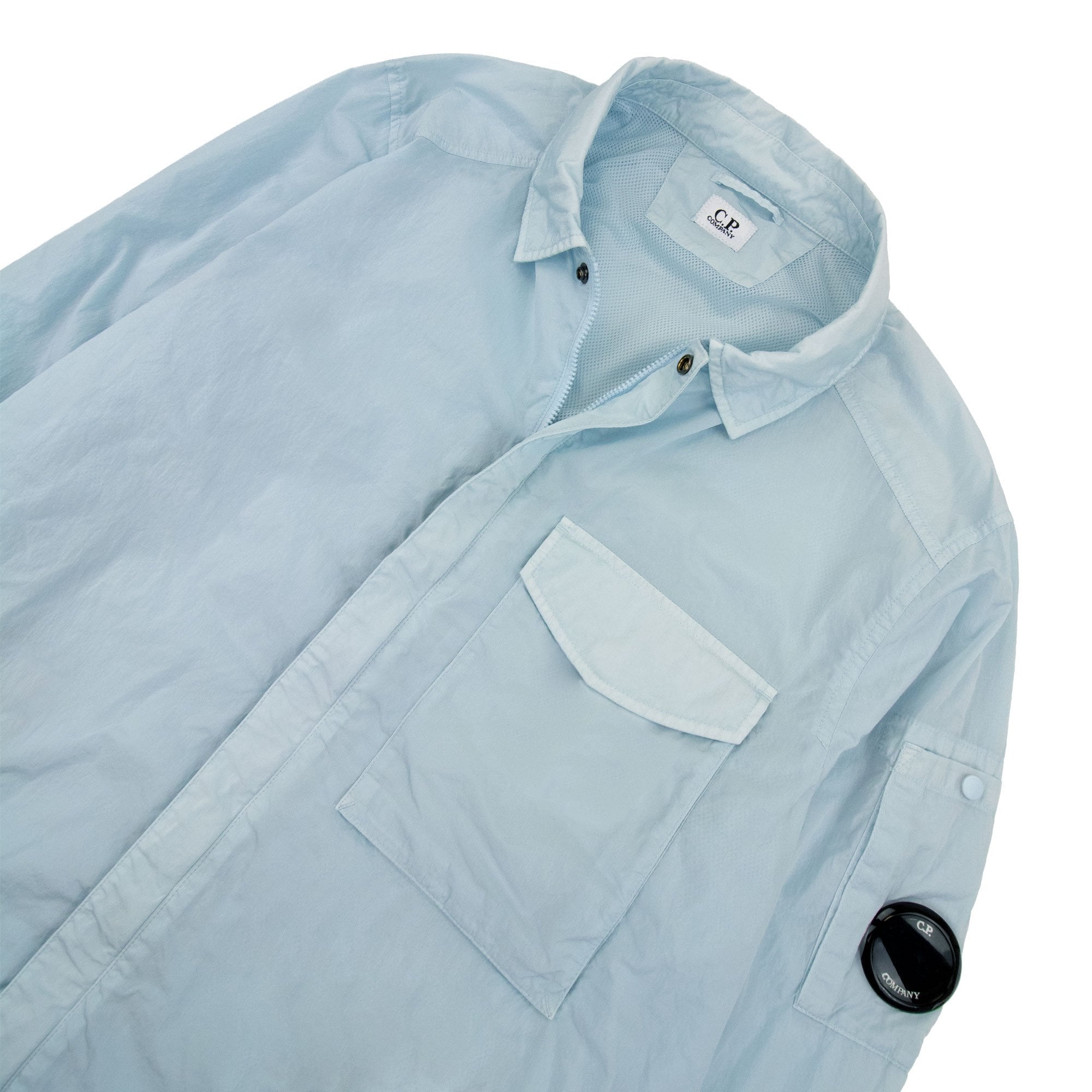 Cp Company Chrome R Pocket Overshirt Starlight Blue 806