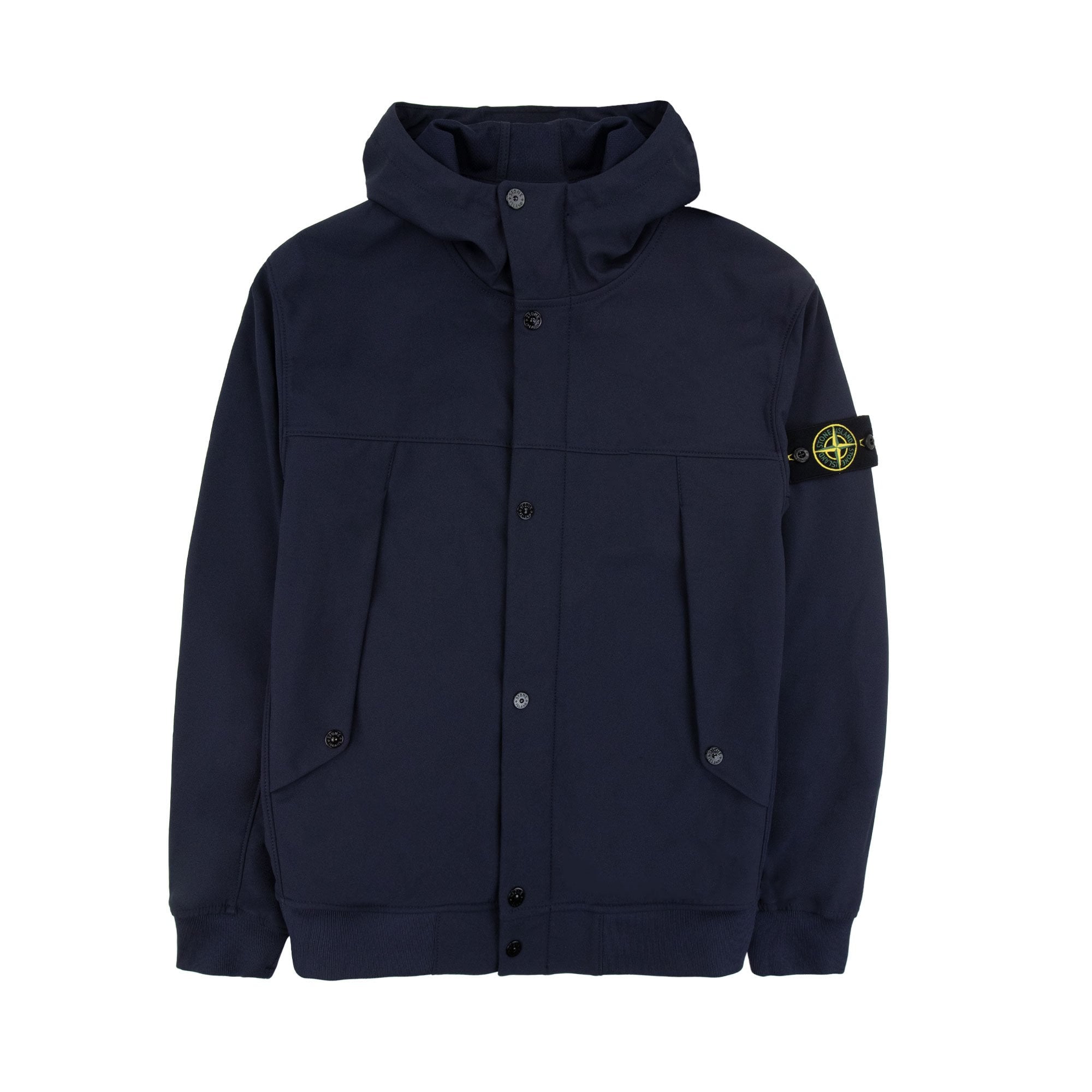 Stone Island 40227 R_e_dye Technology Light Soft Shell Jacket Navy V0020