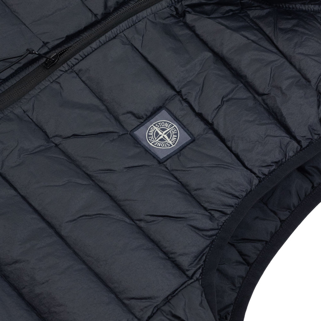 Stone Island G0524 Loom Woven Chambers R Nylon Down Tc Gilet Navy V0020