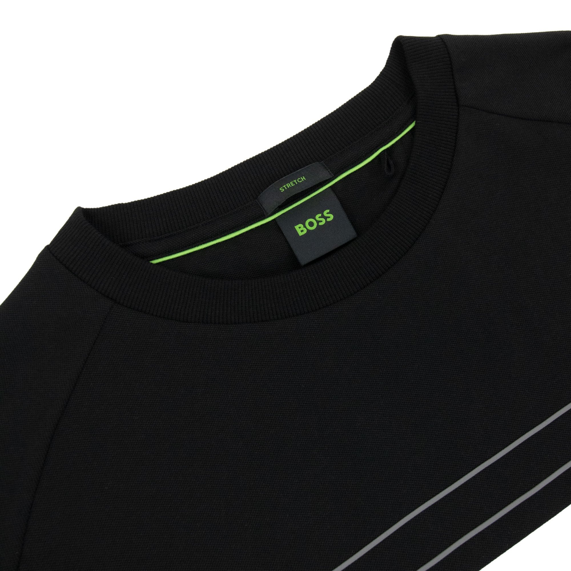 Hugo Boss Tee 2 Artwork Logo T Shirt Black 001