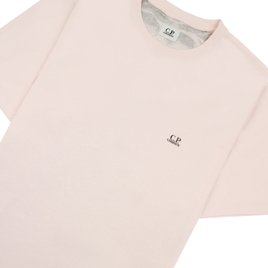 Cp Company Reverse Goggle Print T-shirt Heavenly Pink 501