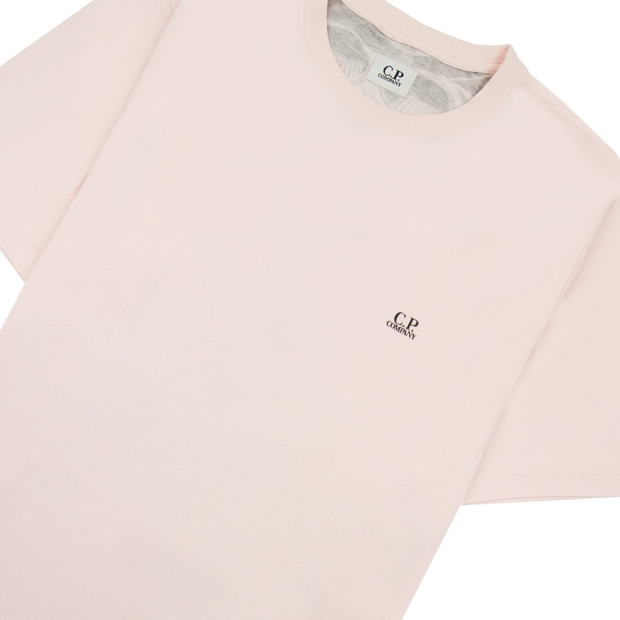 Cp Company Reverse Goggle Print T-shirt Heavenly Pink 501