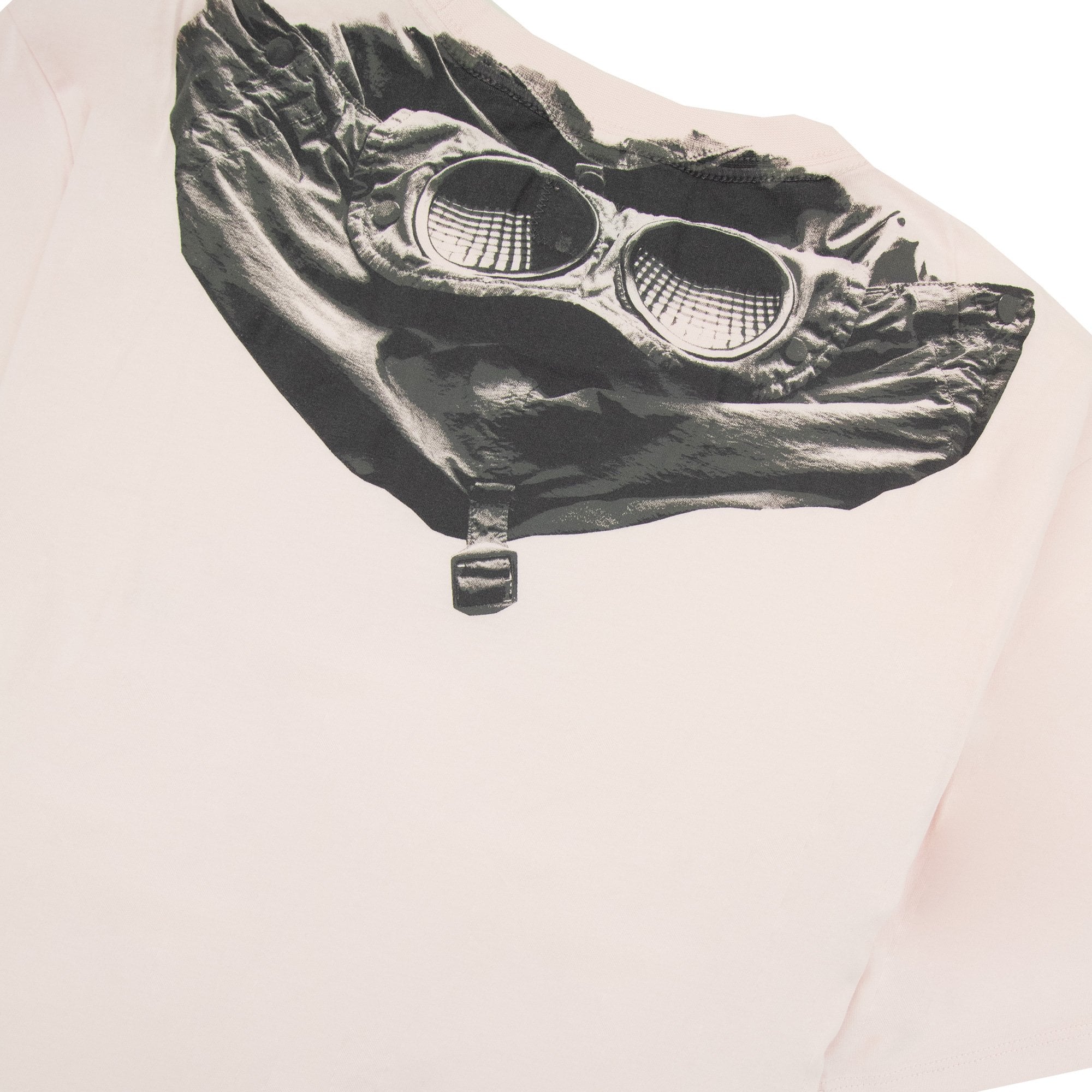 Cp Company Reverse Goggle Print T-shirt Heavenly Pink 501