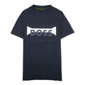 Hugo Boss Tee 2 Artwork Logo T Shirt Navy 402