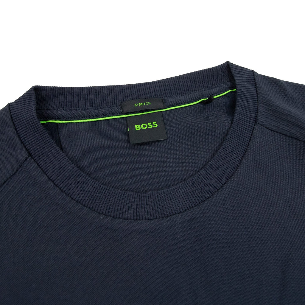 Hugo Boss Tee 2 Artwork Logo T Shirt Navy 402