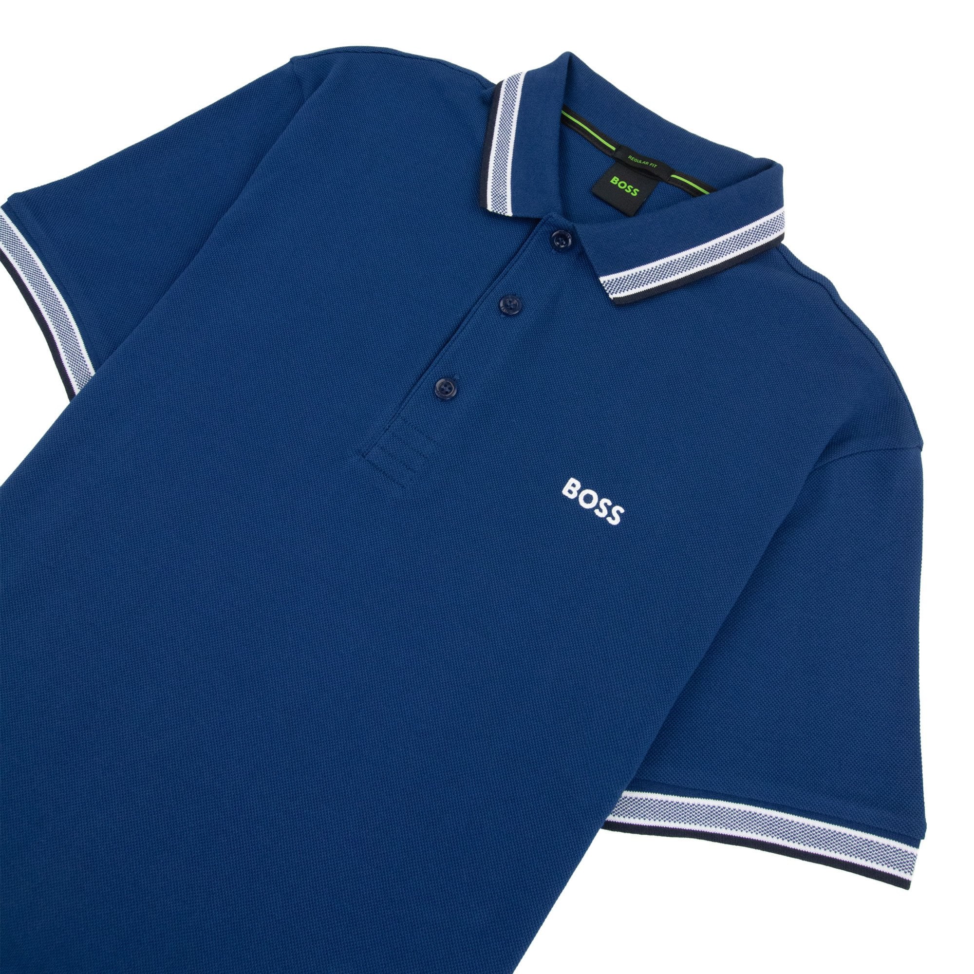 Hugo Boss Embroidered Logo Paddy Polo Blue 435