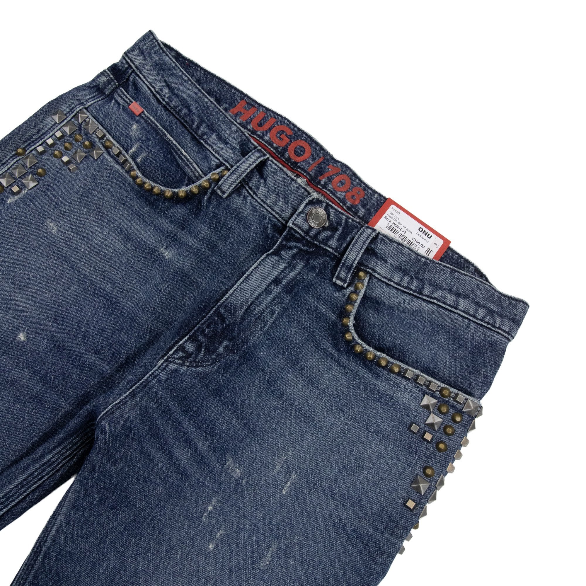 Hugo Hugo 708 Slim Fit Jeans Denim 430