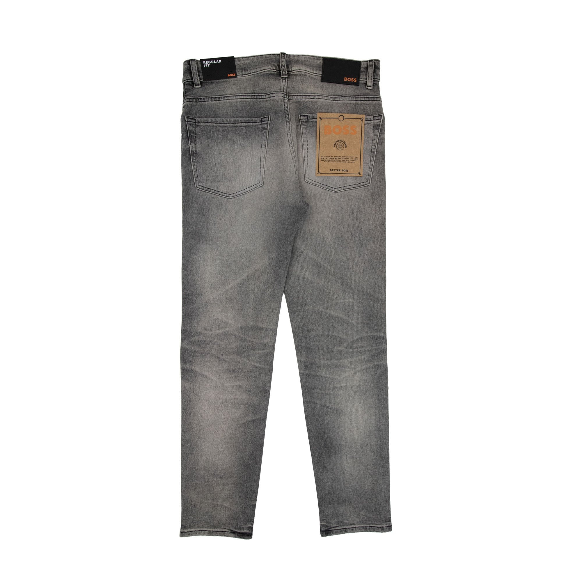 Hugo Boss Re Maine Regular Fit Jeans Grey 034