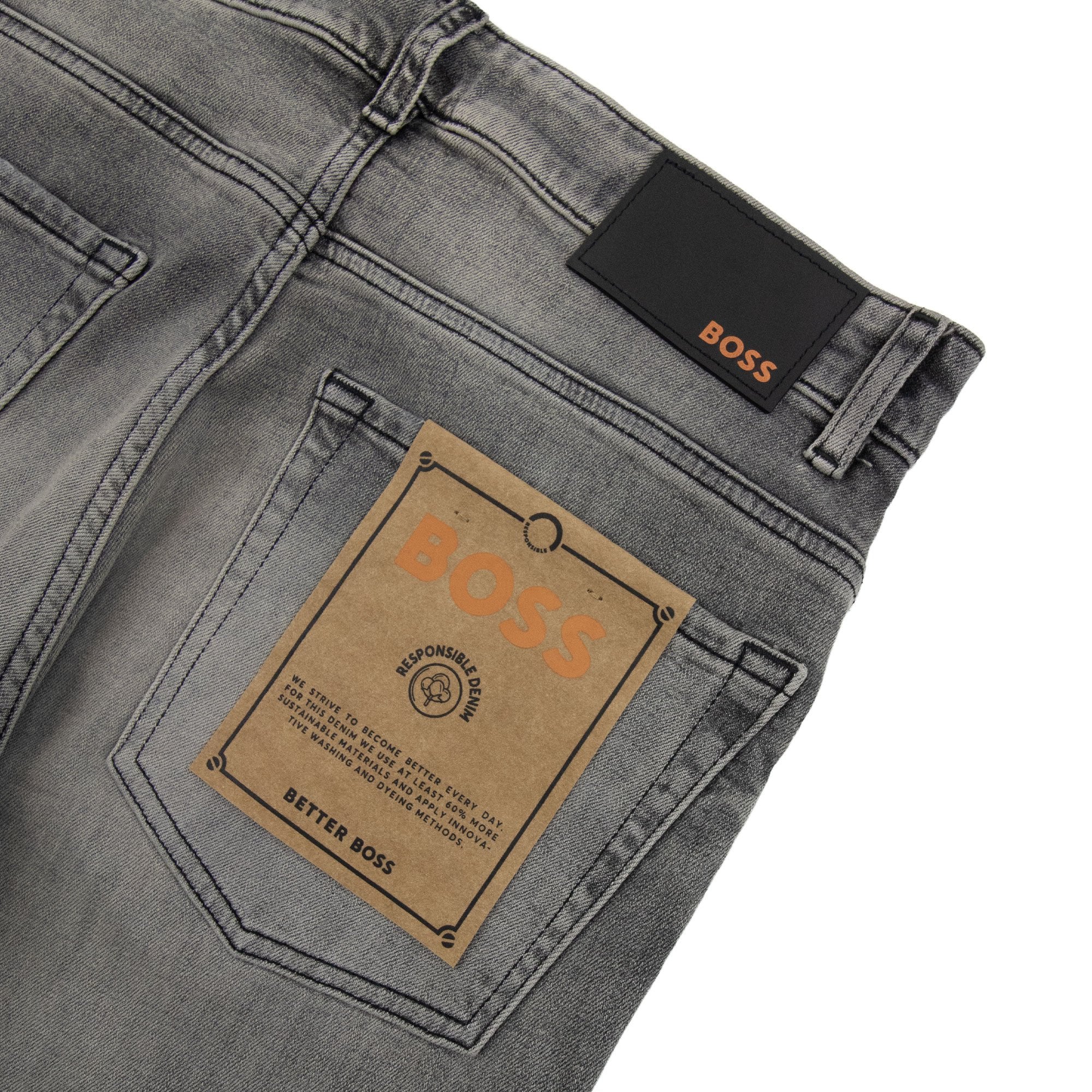 Hugo Boss Re Maine Regular Fit Jeans Grey 034