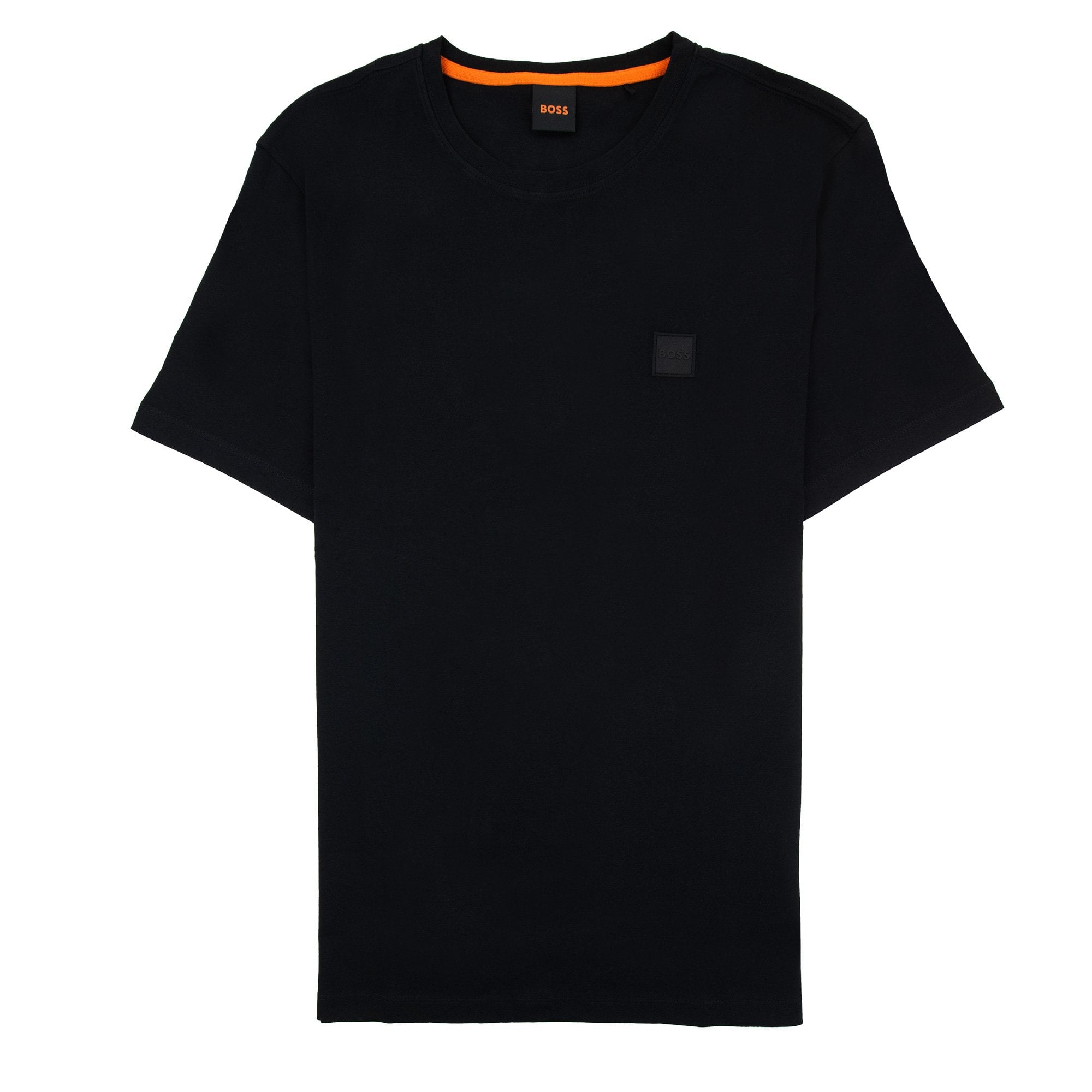 Hugo Boss Tales Logo Patch T Shirt Black 001