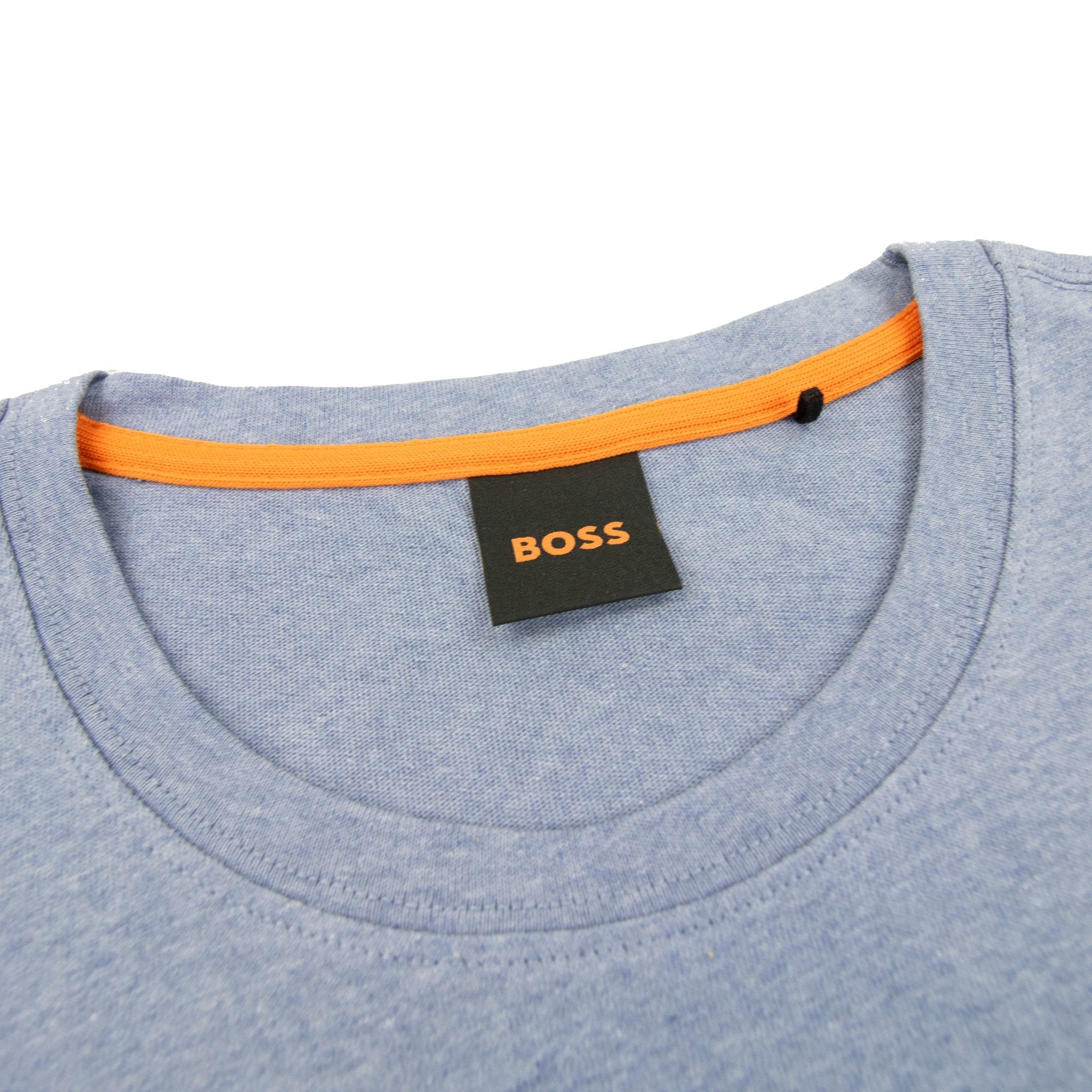 Hugo Boss Tales Logo Patch T Shirt Light Blue 485
