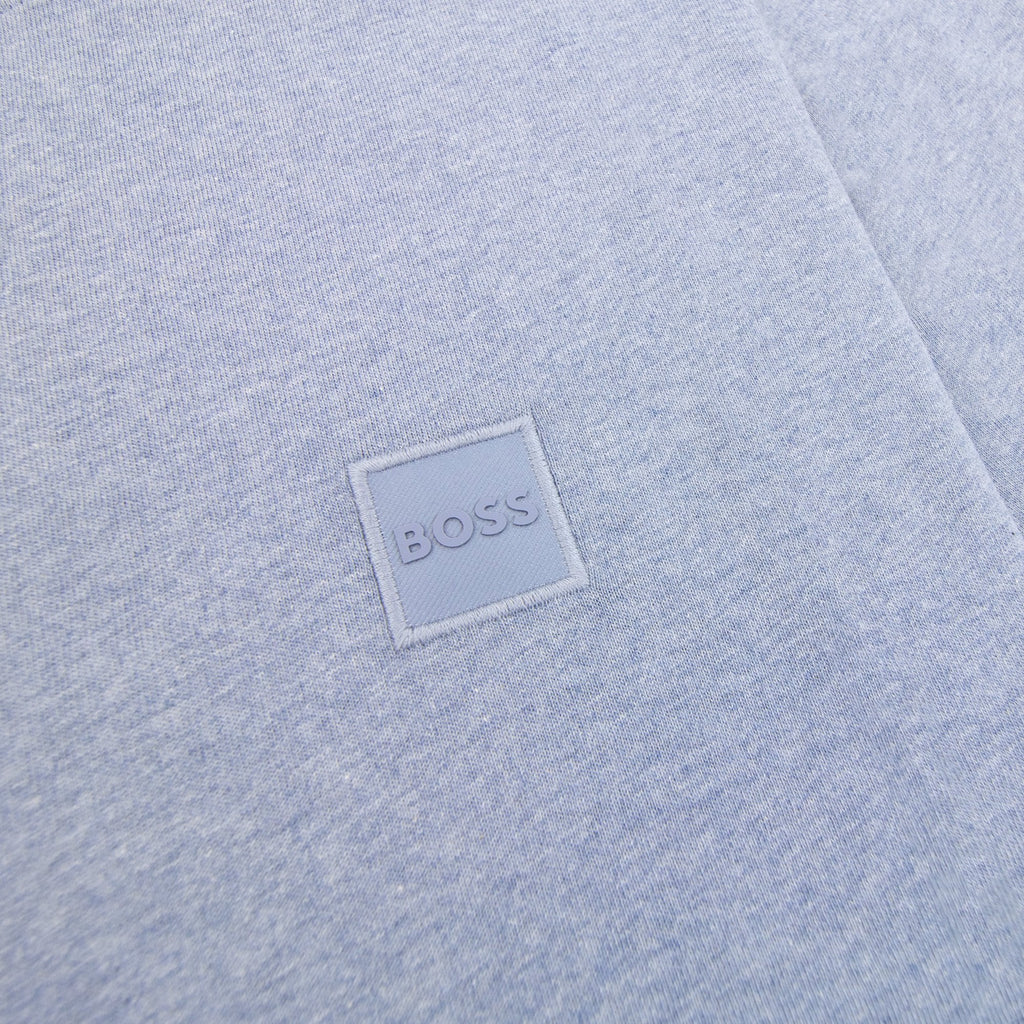 Hugo Boss Tales Logo Patch T Shirt Light Blue 485