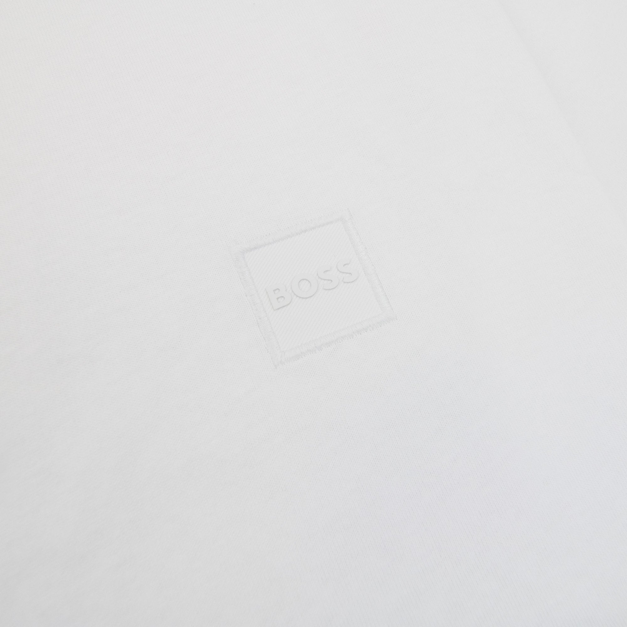 Hugo Boss Tales Logo Patch T Shirt White 100