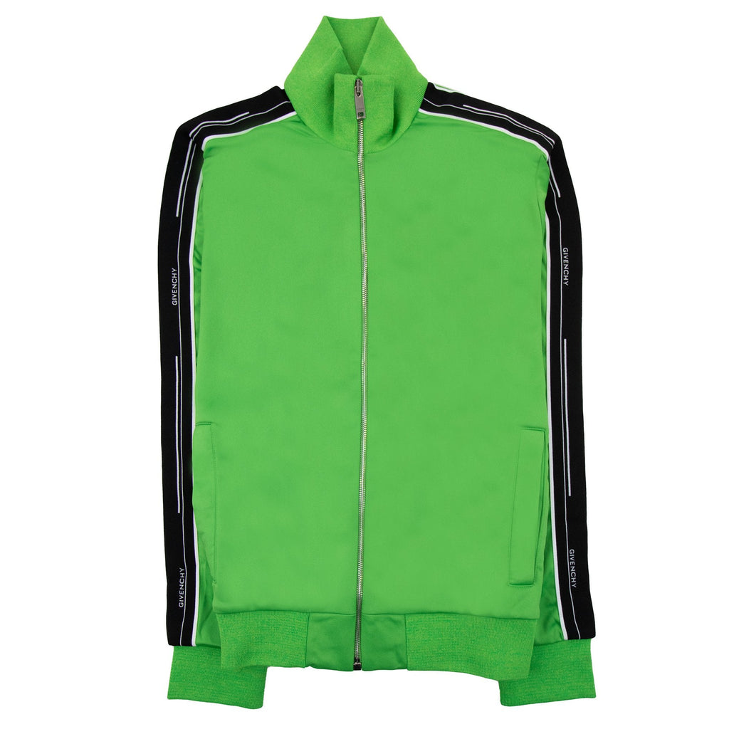 Givenchy Zip Sweatshirt Side Detail Bright Green