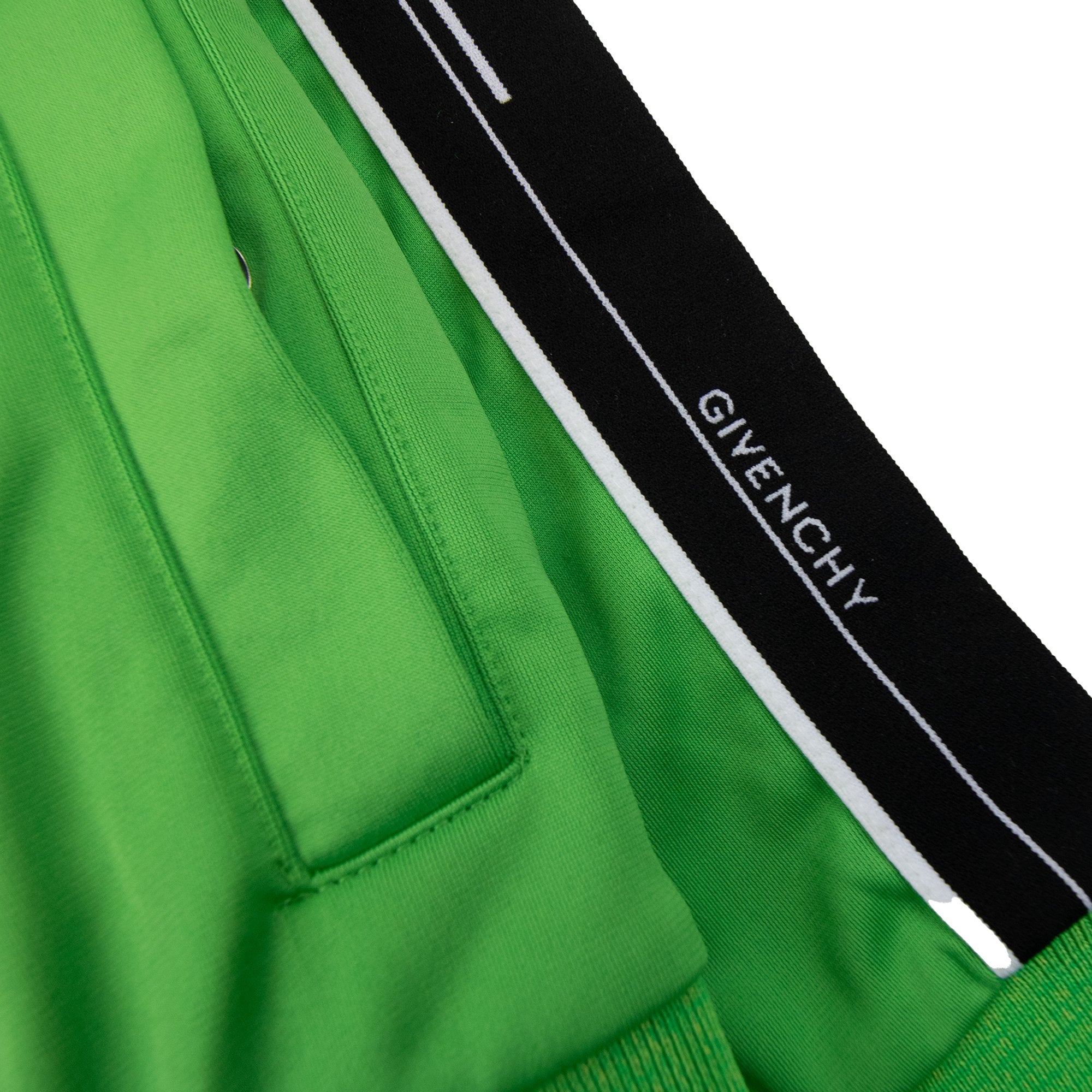 Givenchy Zip Sweatshirt Side Detail Bright Green