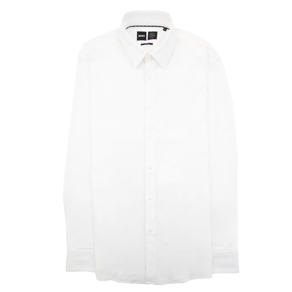 Hugo Boss P Hank S Kent Performance Stretch Shirt White 100
