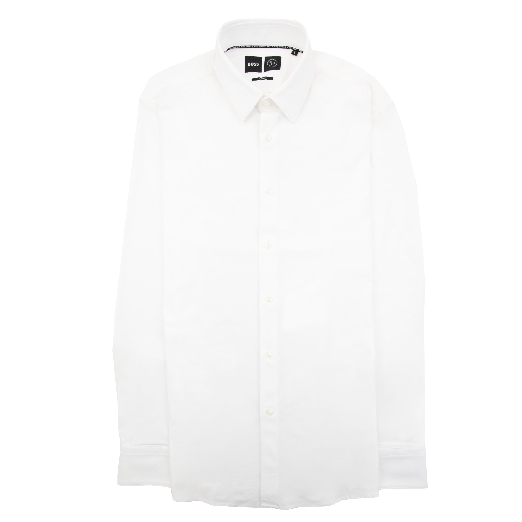 Hugo Boss P Hank S Kent Performance Stretch Shirt White 100