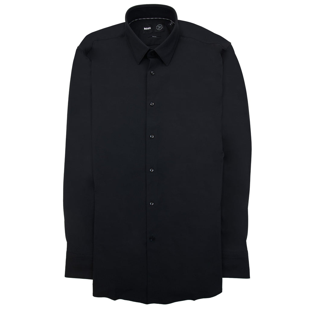 Hugo Boss P Hank S Kent Performance Stretch Shirt Black 001