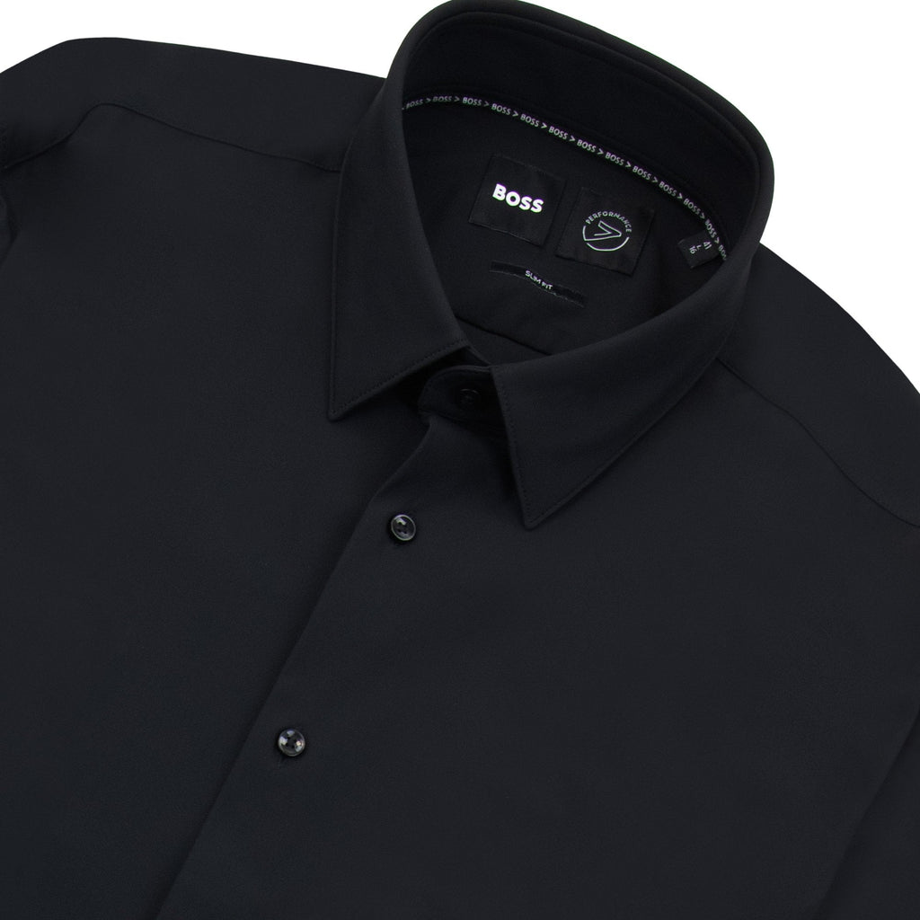 Hugo Boss P Hank S Kent Performance Stretch Shirt Black 001