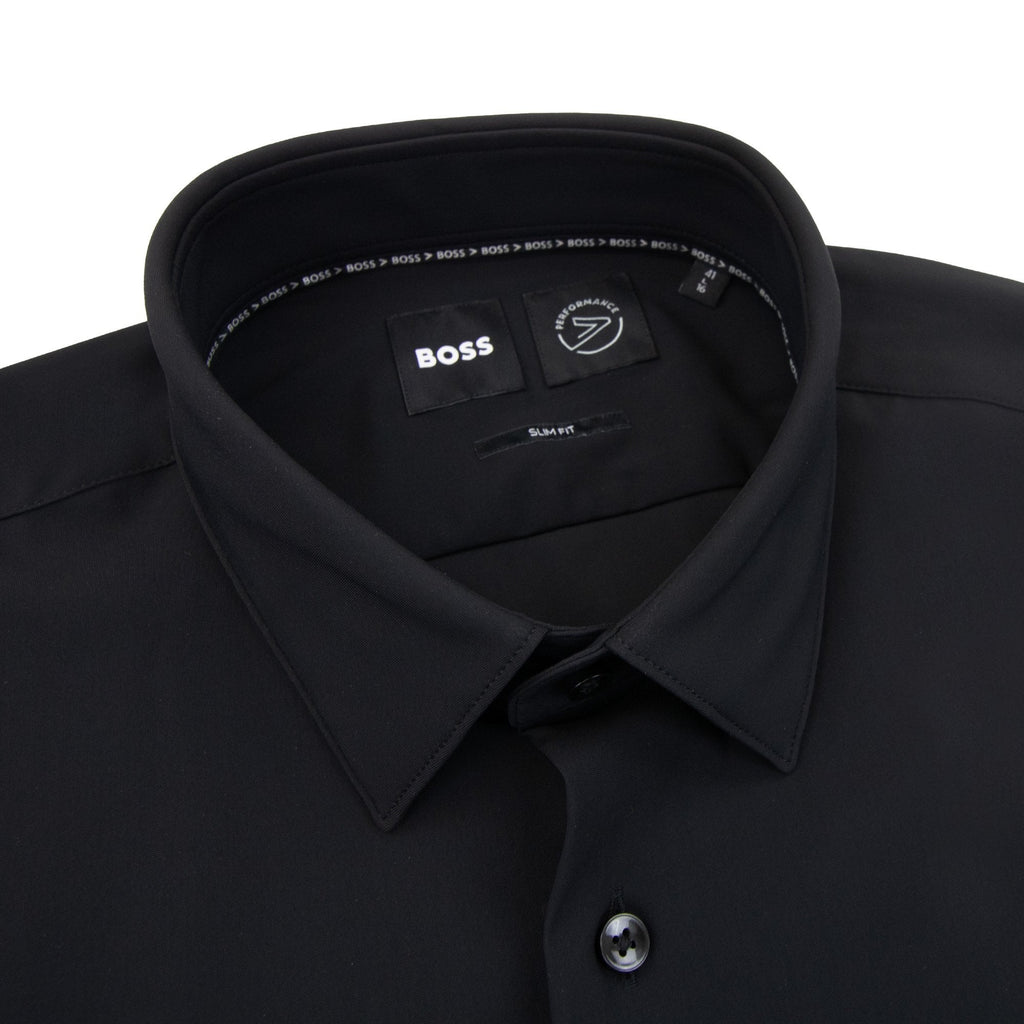 Hugo Boss P Hank S Kent Performance Stretch Shirt Black 001